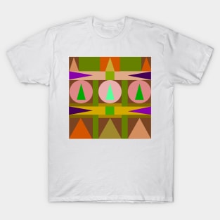 Multicolored Afro Design T-Shirt